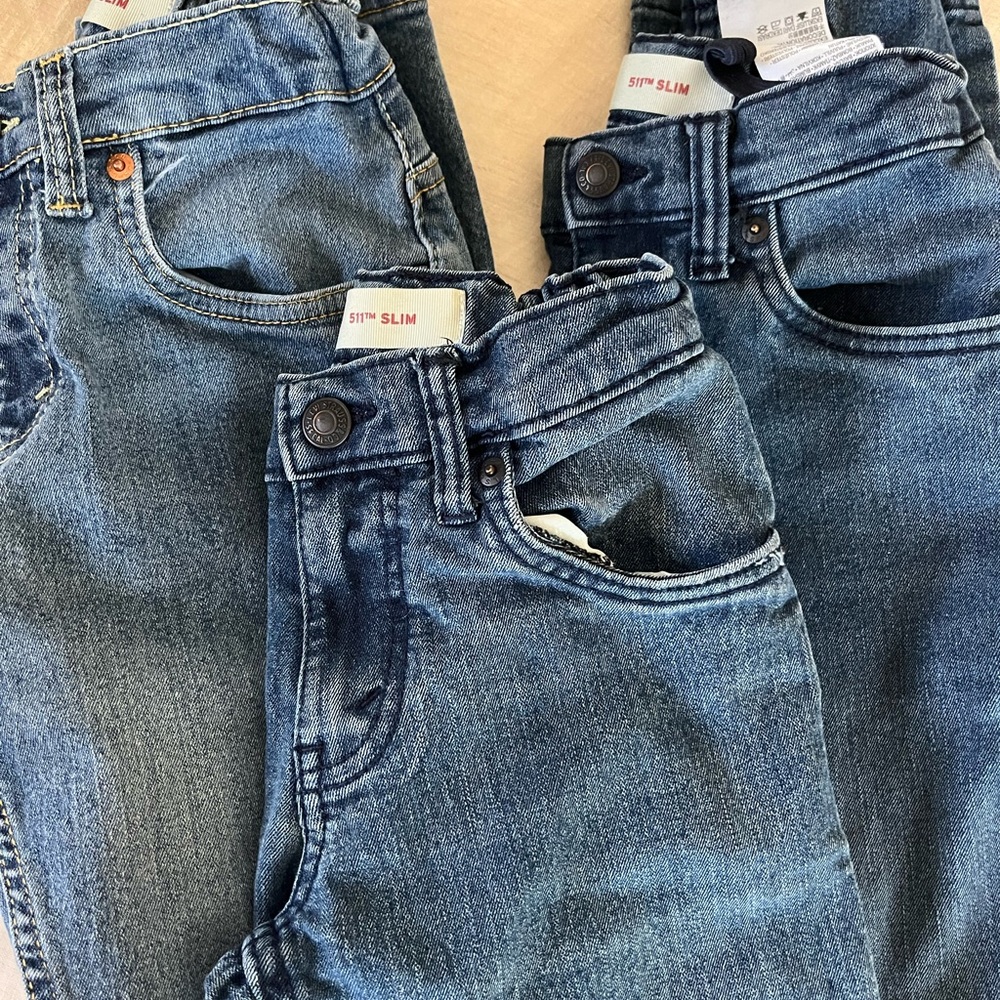 Lot of 3 LEVI 511 slim fit jeans